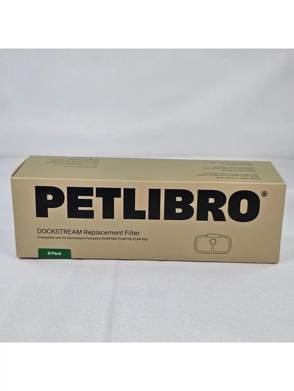Petlibro Dockstream Replacement Filter 8 Pack PLWF005 PLWF115 PLWF105 NEW